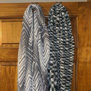 Black, White, & Gray Scarves